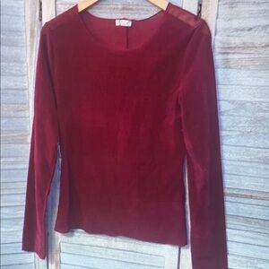 Multicolored Fitted Long Sleeve Blouse